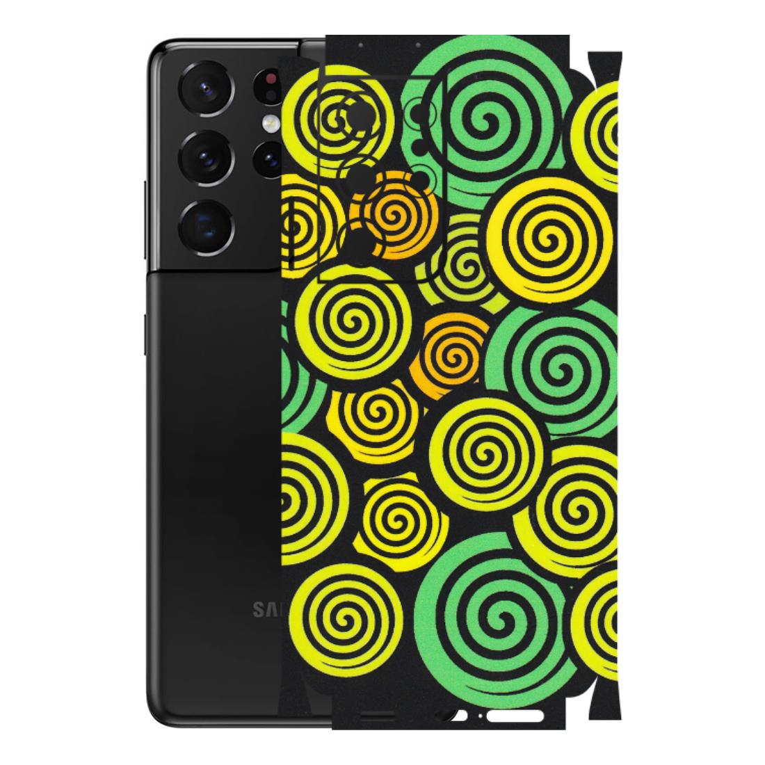 Samsung A/S Series Phone Skins (All Models) - Crazy Spiral - Matte Finish (M-91) Samsung Galaxy S21 Ultra 5G