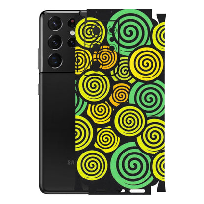 Samsung A/S Series Phone Skins (All Models) - Crazy Spiral - Matte Finish (M-91) Samsung Galaxy S21 Ultra 5G