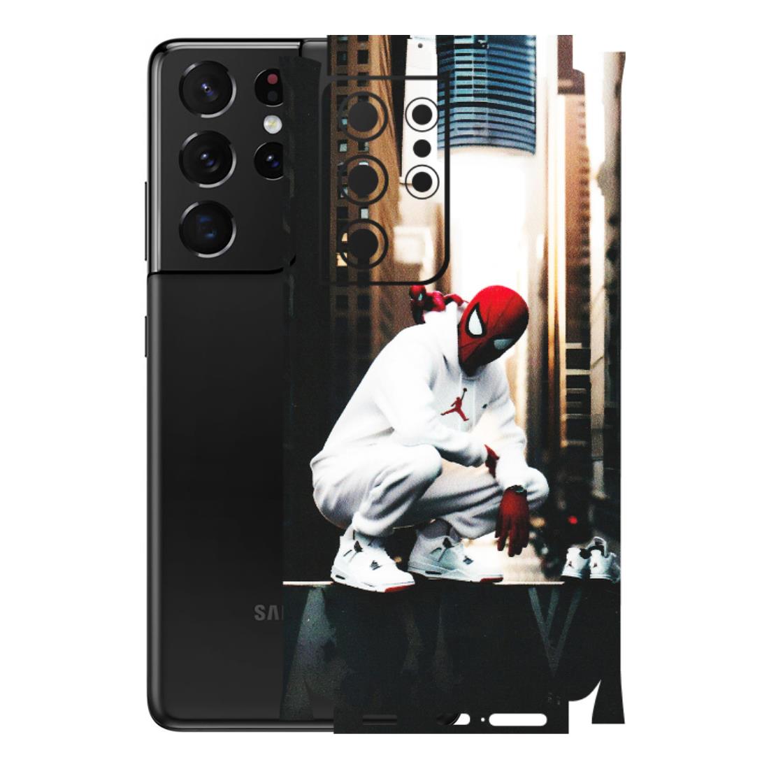 Samsung A/S Series Phone Skins (All Models) - Sportsman Spider Man - Matte Finish (M-94) Samsung Galaxy S21 Ultra 5G
