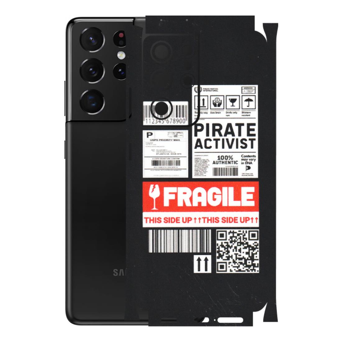 Samsung A/S Series Phone Skins (All Models) - Handle With Care - Matte Finish (M-99) Samsung Galaxy S21 Ultra 5G