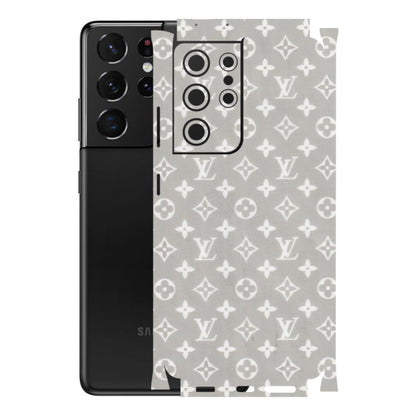 Samsung A/S Series Phone Skins (All Models) - Luxury Brands Logo - Transparent Finish (T-07) Samsung Galaxy S21 Ultra 5G