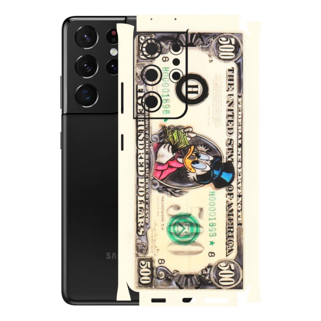 Samsung A/S Series Phone Skins (All Models) - Five Hundred Dollar Duck - Transparent Finish (T-15) Samsung Galaxy S21 Ultra 5G