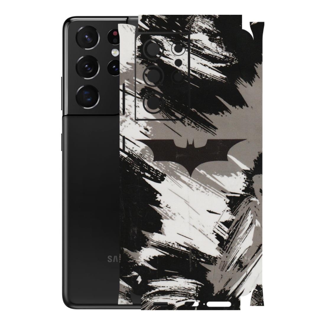 Samsung A/S Series Phone Skins (All Models) - Batman Fleece DC - Transparent Finish (T-19) Samsung Galaxy S21 Ultra 5G