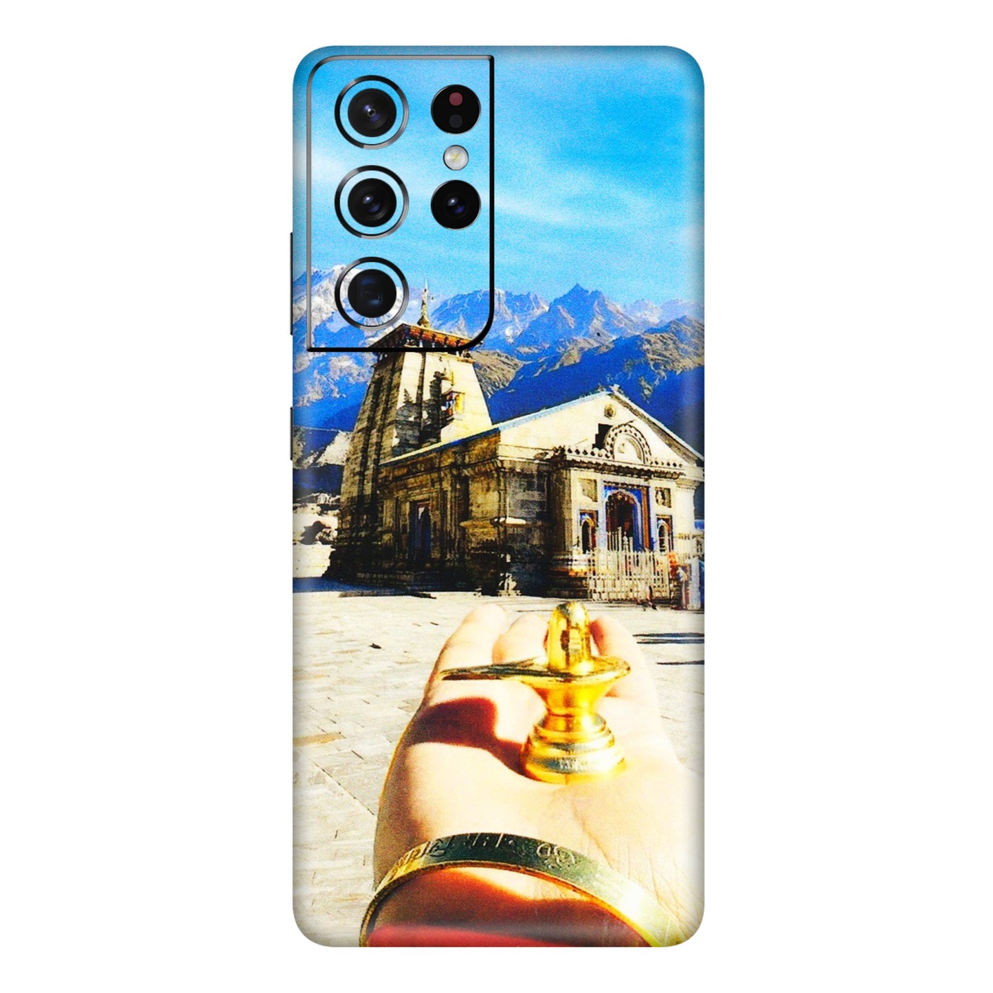 Samsung A/S Series Phone Skins (All Models) - Beauty of Kedarnath - 3D Embossed Finish (L-108) Samsung Galaxy S21 Ultra 5G