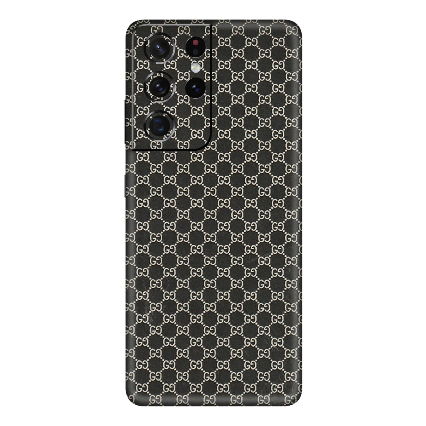 Samsung A/S Series Phone Skins (All Models) - Black G Print - 3D Embossed Finish (L-109) Samsung Galaxy S21 Ultra 5G