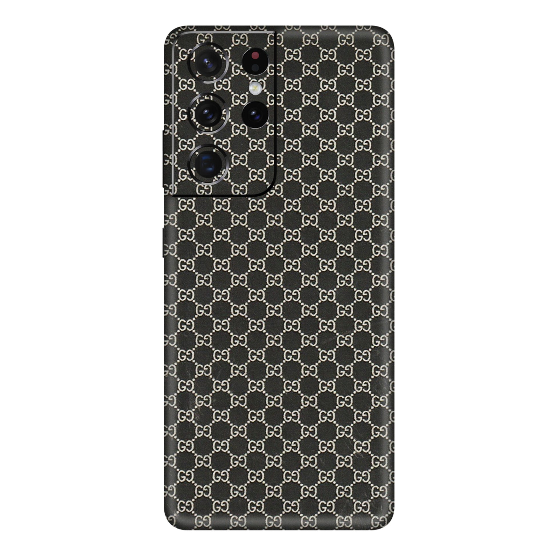 Samsung A/S Series Phone Skins (All Models) - Black G Print - 3D Embossed Finish (L-109) Samsung Galaxy S21 Ultra 5G