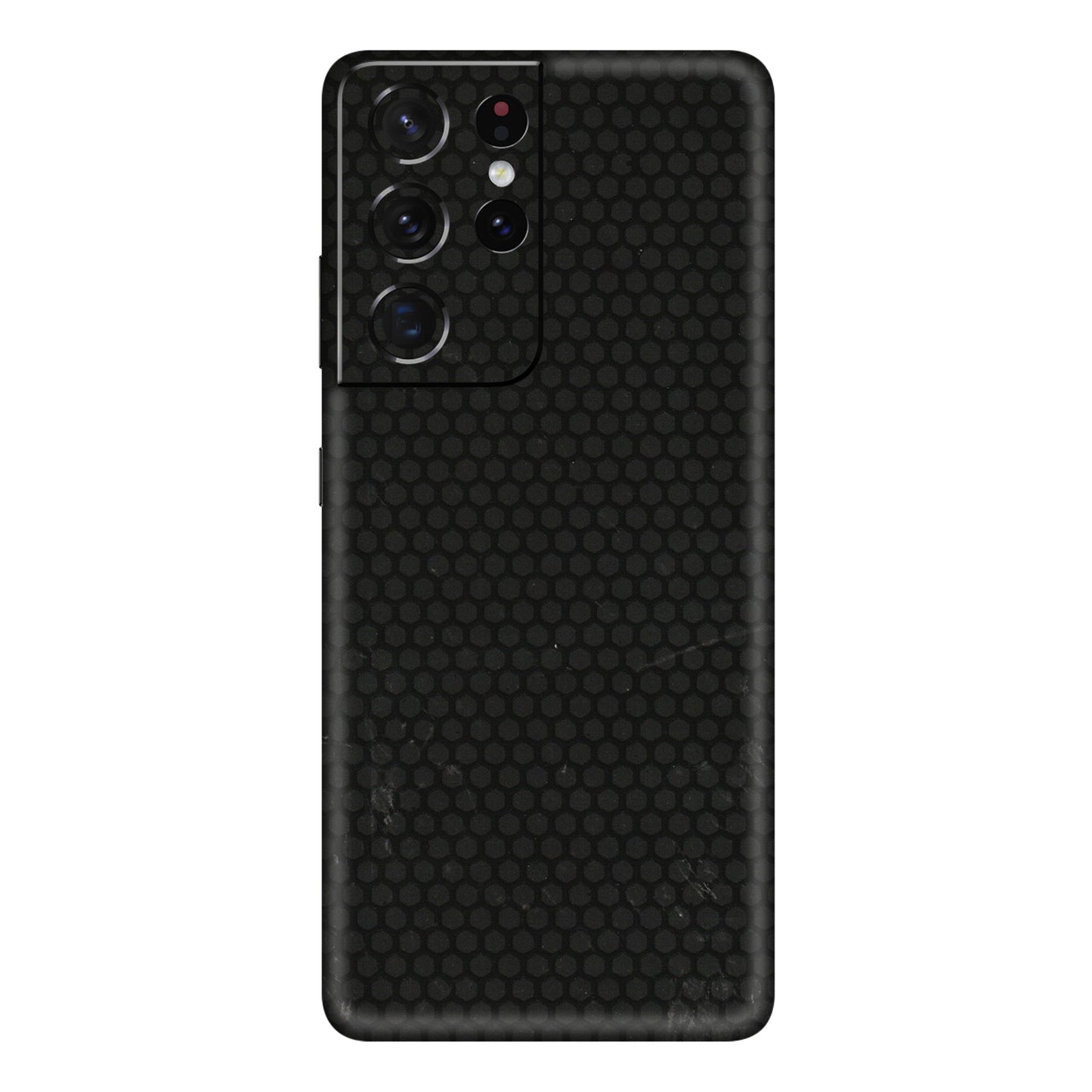 Samsung A/S Series Phone Skins (All Models) - Black honeycomb - 3D Embossed Finish (L-114) Samsung Galaxy S21 Ultra 5G