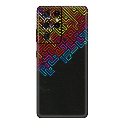 Samsung A/S Series Phone Skins (All Models) - Dotme Pattern Art - 3D Embossed Finish (L-121) Samsung Galaxy S21 Ultra 5G