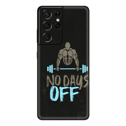 Samsung A/S Series Phone Skins (All Models) - Gym Lover - 3D Embossed Finish (L-127) Samsung Galaxy S21 Ultra 5G