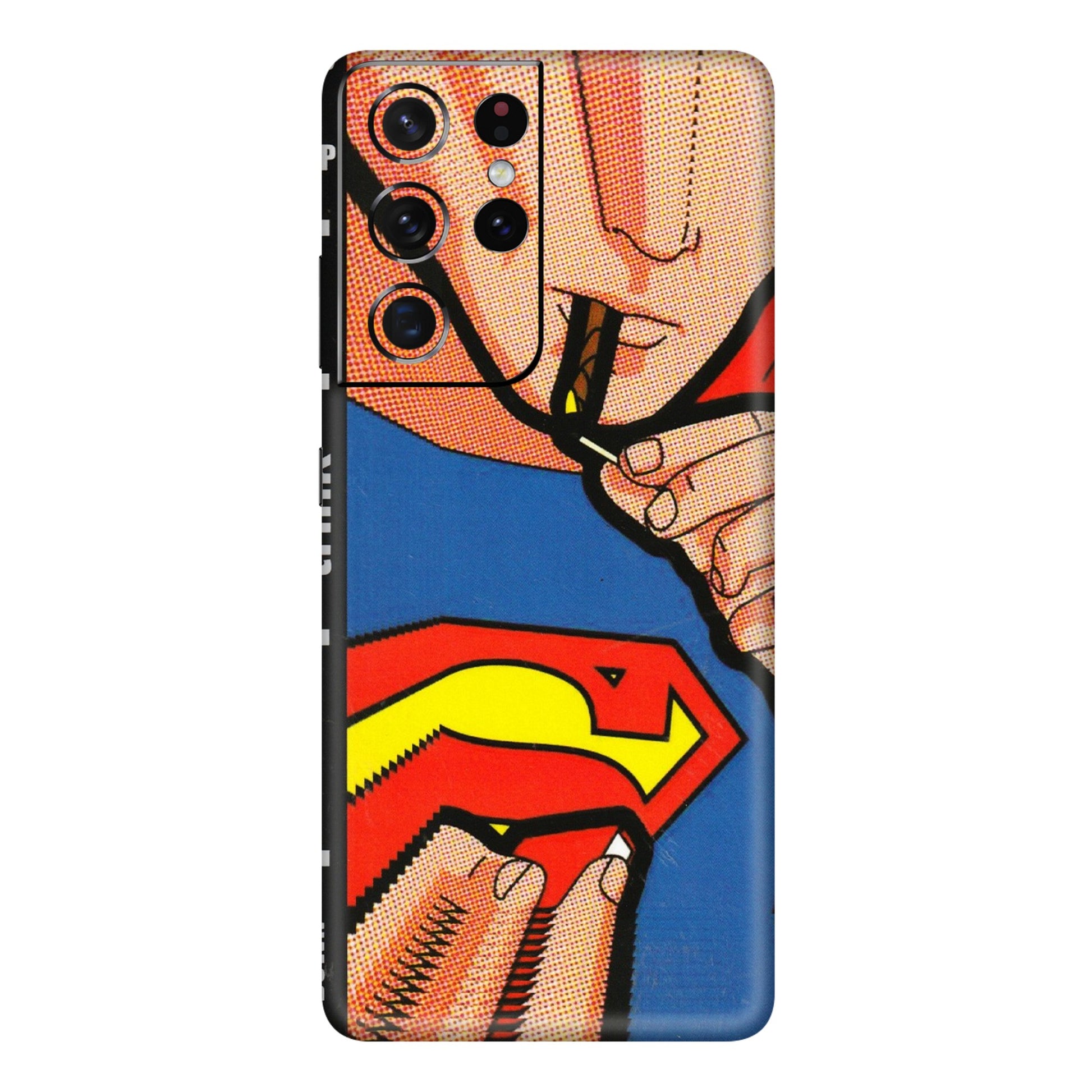 Samsung A/S Series Phone Skins (All Models) - Superman Sutta - 3D Embossed Finish (L-130) Samsung Galaxy S21 Ultra 5G