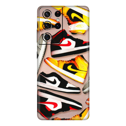 Samsung A/S Series Phone Skins (All Models) - Sneaker Lover - 3D Embossed Finish (L-135) Samsung Galaxy S21 Ultra 5G
