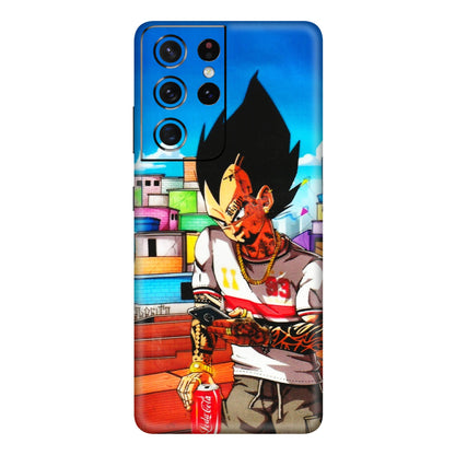Samsung A/S Series Phone Skins (All Models) - Vegeta - 3D Embossed Finish (L-136) Samsung Galaxy S21 Ultra 5G