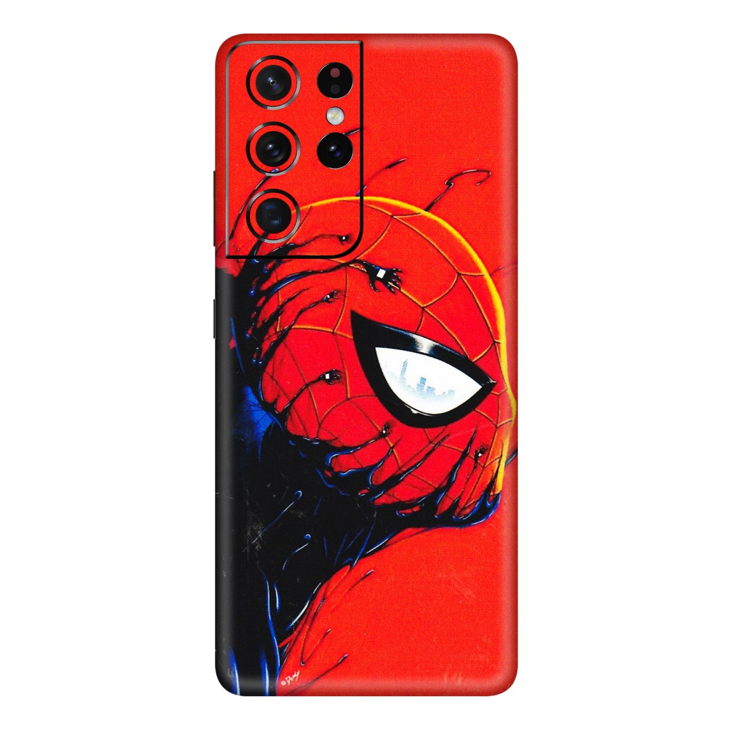 Samsung A/S Series Phone Skins (All Models) - Spiderman Face Venom - 3D Embossed Finish (L-165) Samsung Galaxy S21 Ultra 5G