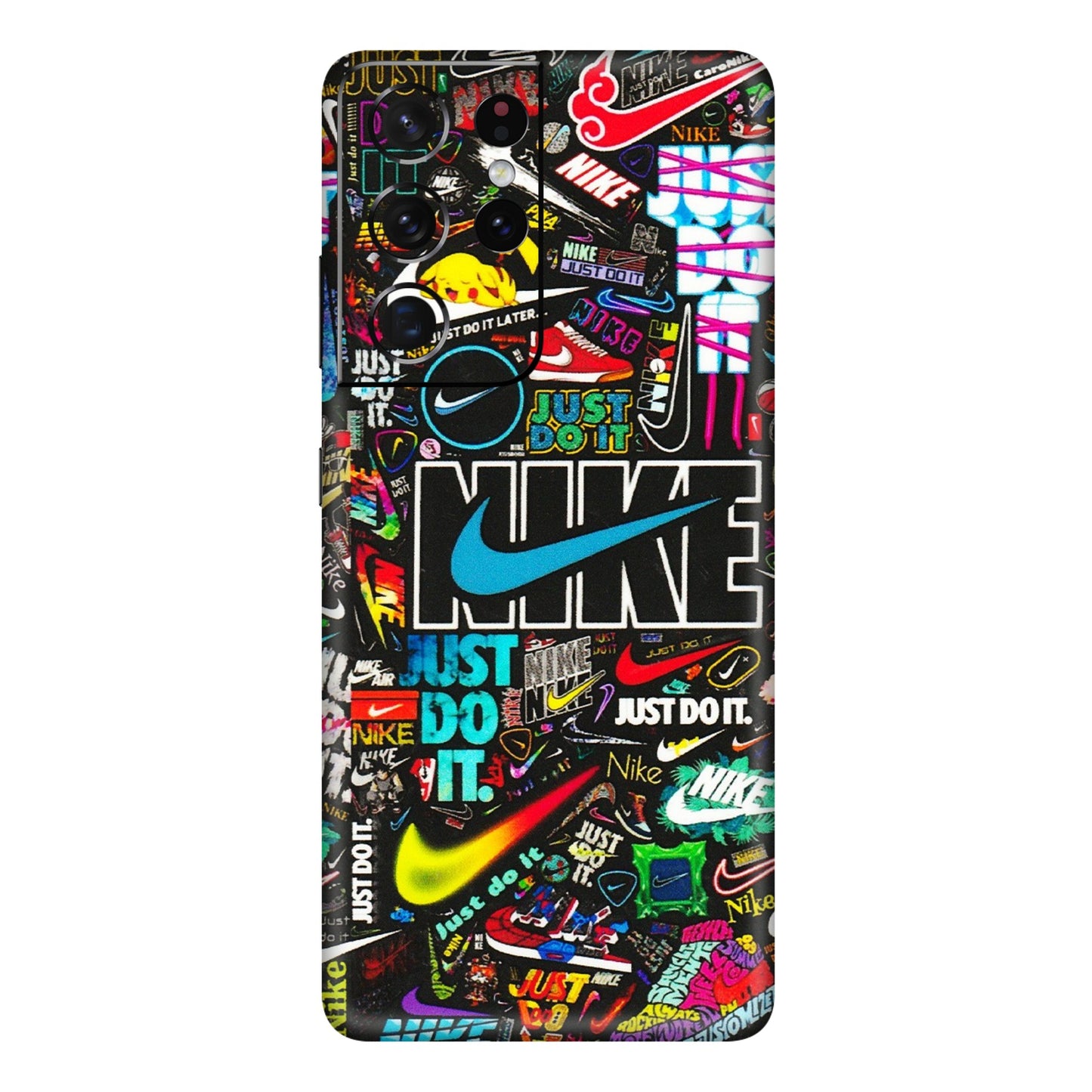 Samsung A/S Series Phone Skins (All Models) - Just Do It Doodles - 3D Embossed Finish (L-166) Samsung Galaxy S21 Ultra 5G