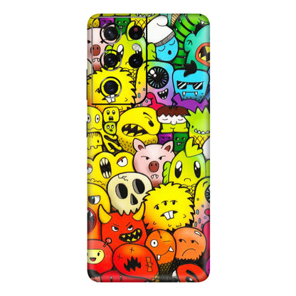 Samsung A/S Series Phone Skins (All Models) - Angry Funkies - 3D Embossed Finish (L-169) Samsung Galaxy S21 Ultra 5G