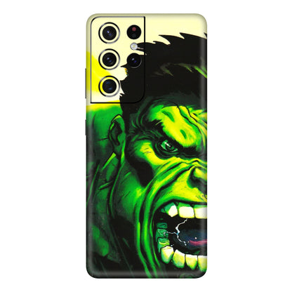 Samsung A/S Series Phone Skins (All Models) - Hulk - 3D Embossed Finish (L-180) Samsung Galaxy S21 Ultra 5G