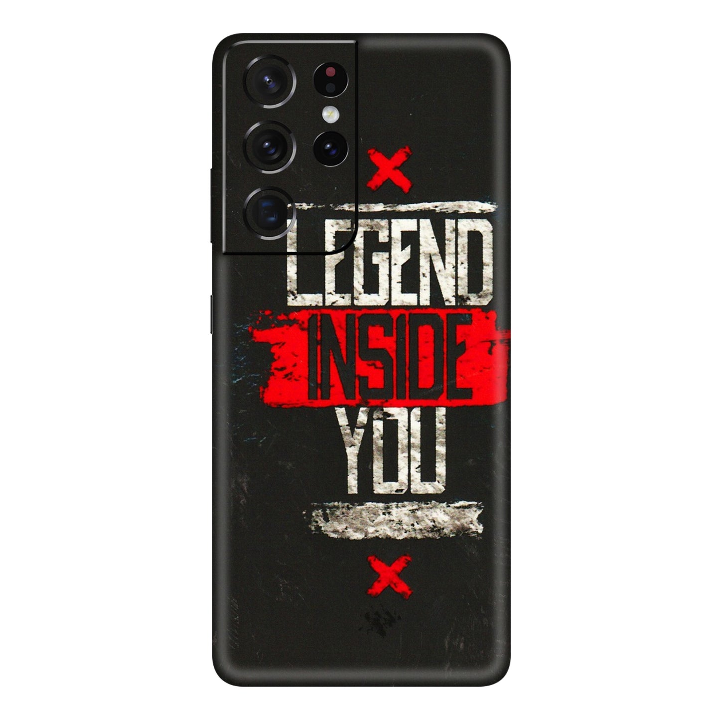 Samsung A/S Series Phone Skins (All Models) - Legend Inside You - 3D Embossed Finish (L-186) Samsung Galaxy S21 Ultra 5G