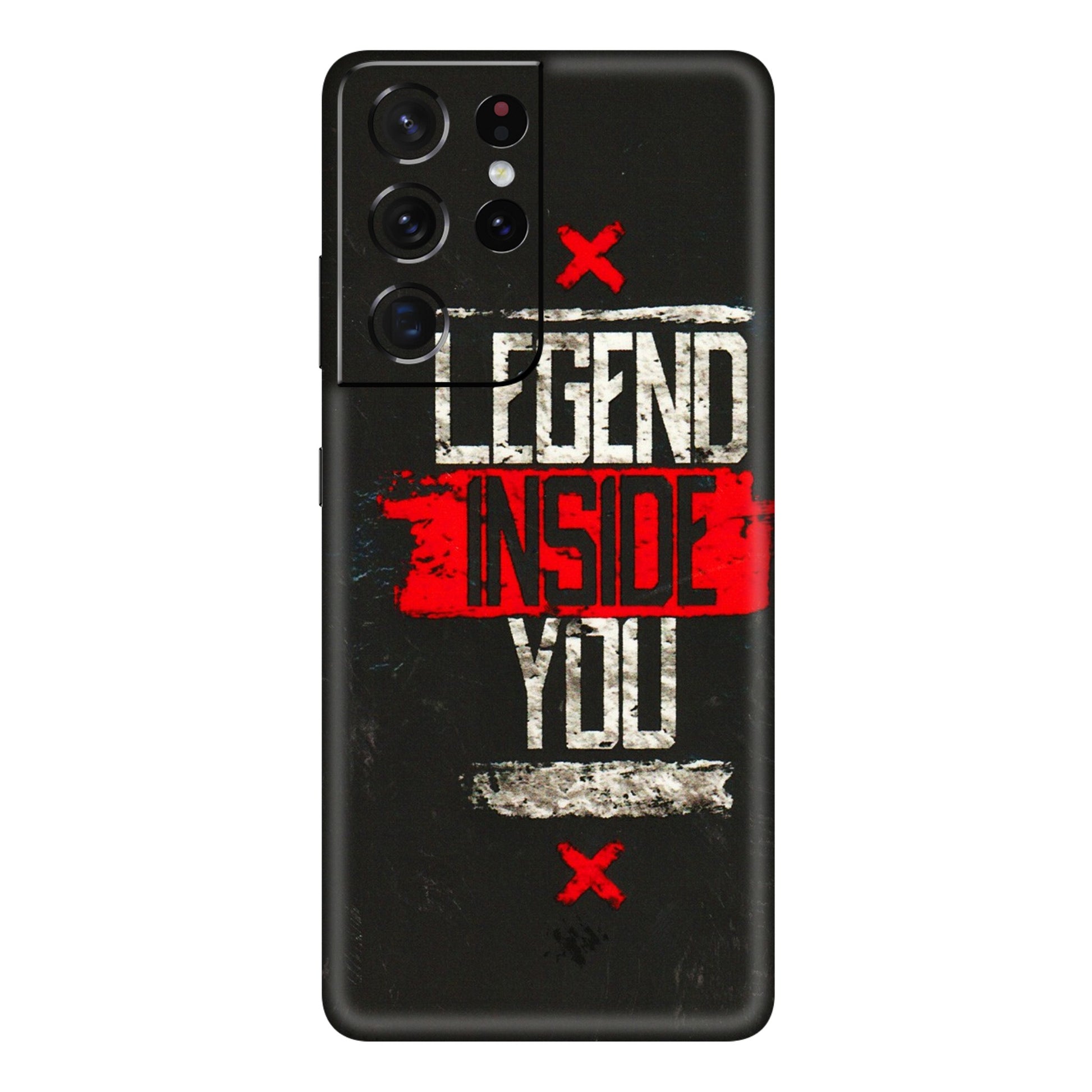 Samsung A/S Series Phone Skins (All Models) - Legend Inside You - 3D Embossed Finish (L-186) Samsung Galaxy S21 Ultra 5G