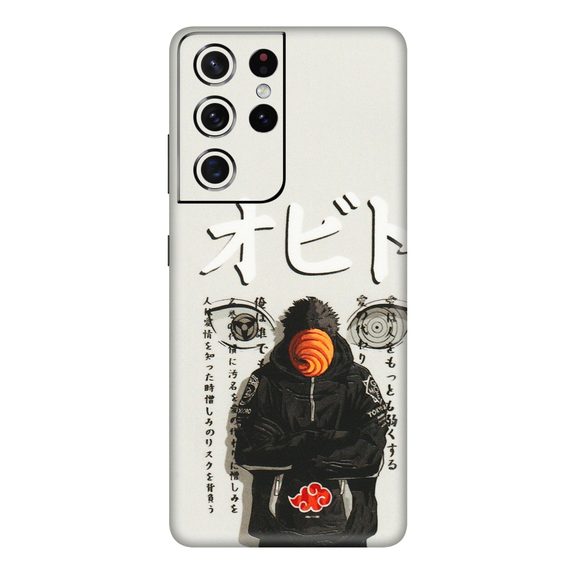 Samsung A/S Series Phone Skins (All Models) - Obito Anime Eye - 3D Embossed Finish (L-19) Samsung Galaxy S21 Ultra 5G