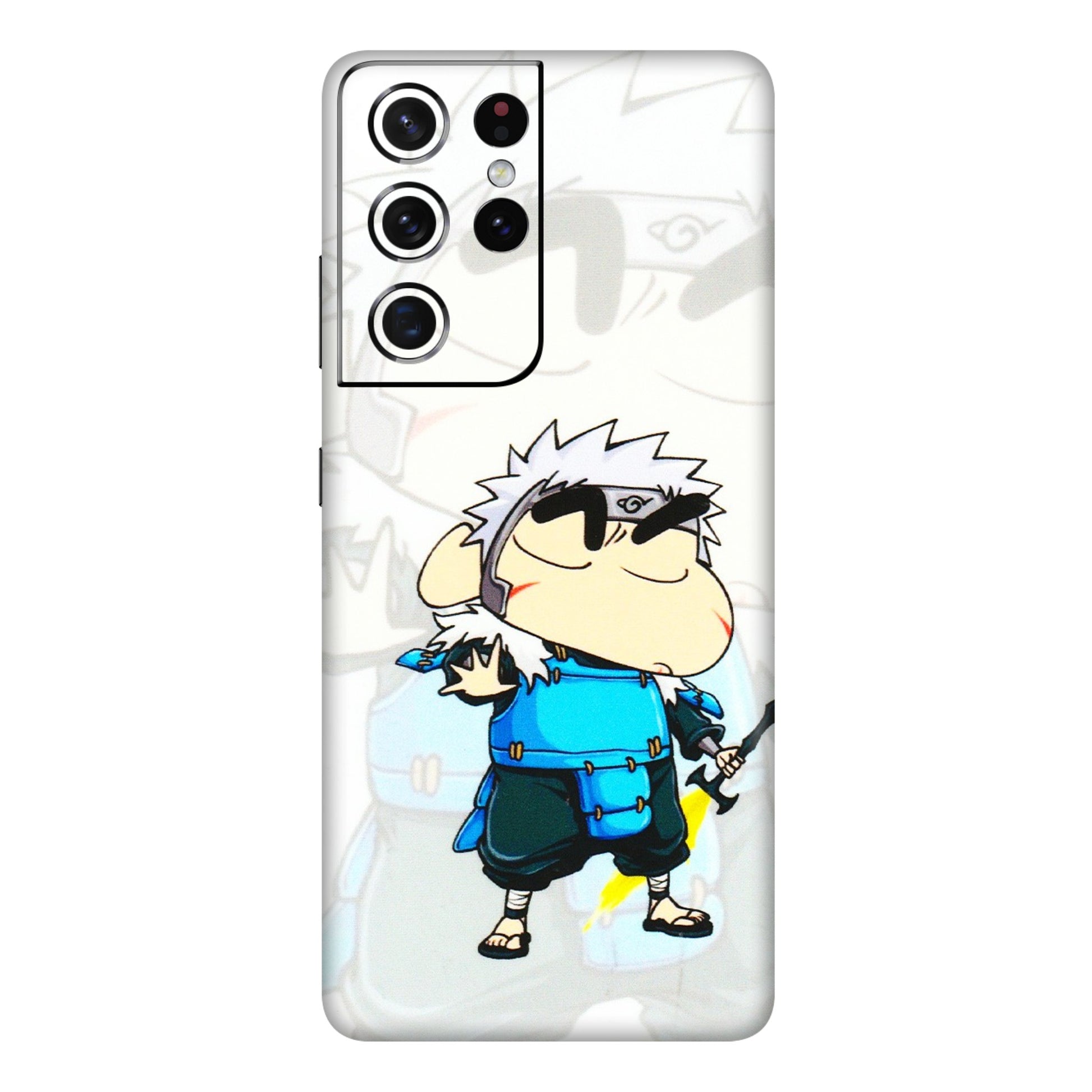 Samsung A/S Series Phone Skins (All Models) - Angry Young Shinchan - 3D Embossed Finish (L-226) Samsung Galaxy S21 Ultra 5G