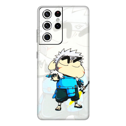 Samsung A/S Series Phone Skins (All Models) - Angry Young Shinchan - 3D Embossed Finish (L-226) Samsung Galaxy S21 Ultra 5G