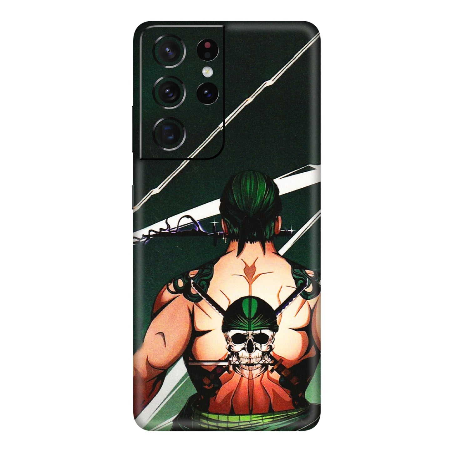 Samsung A/S Series Phone Skins (All Models) - Zoro Anime - 3D Embossed Finish (L-23) Samsung Galaxy S21 Ultra 5G