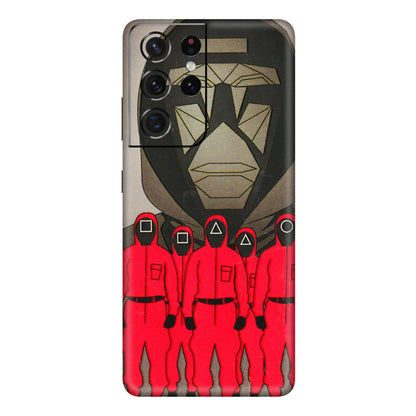Samsung A/S Series Phone Skins (All Models) - Squid Game Hero - 3D Embossed Finish (L-245) Samsung Galaxy S21 Ultra 5G