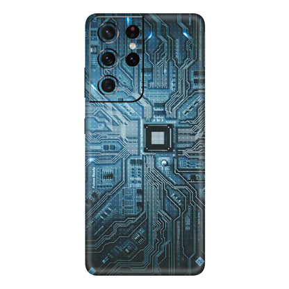 Samsung A/S Series Phone Skins (All Models) - Original Circuit - 3D Embossed Finish (L-267) Samsung Galaxy S21 Ultra 5G