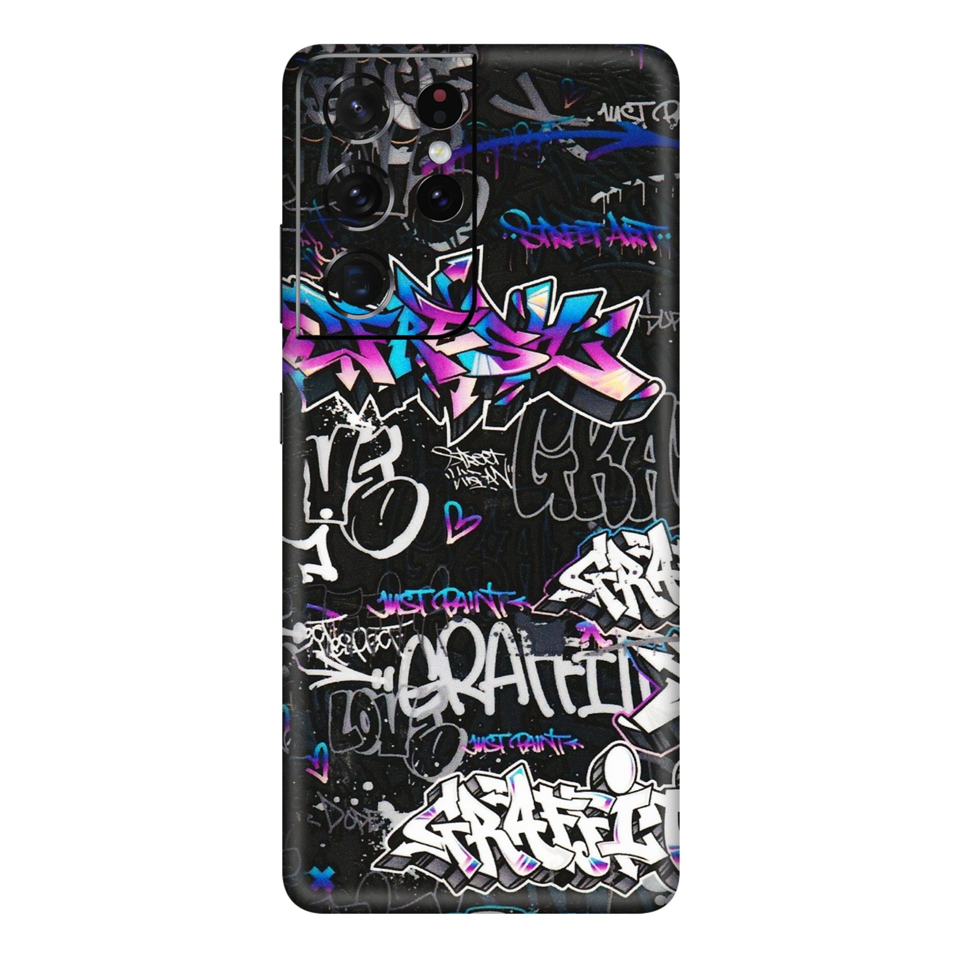 Samsung A/S Series Phone Skins (All Models) - Graffiti Killer - 3D Embossed Finish (L-274) Samsung Galaxy S21 Ultra 5G