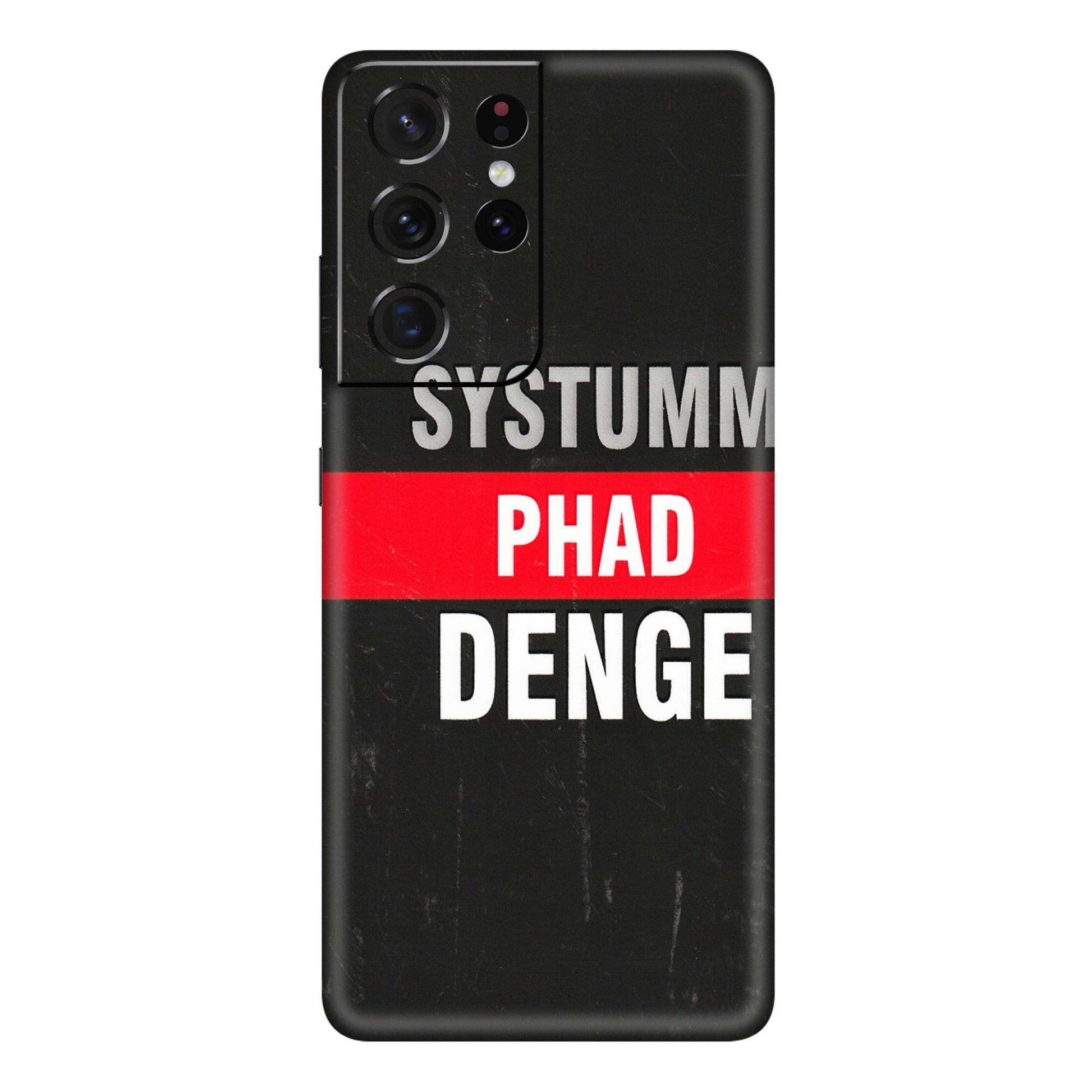Samsung A/S Series Phone Skins (All Models) - Systumm Phad Denge - 3D Embossed Finish (L-278) Samsung Galaxy S21 Ultra 5G