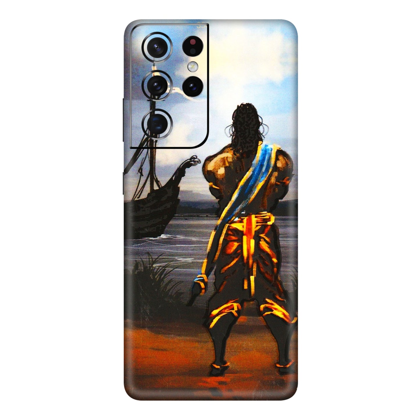 Samsung A/S Series Phone Skins (All Models) - Heavenly God Figure - 3D Embossed Finish (L-34) Samsung Galaxy S21 Ultra 5G