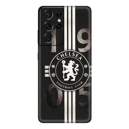 Samsung A/S Series Phone Skins (All Models) - Chelsea Fan Club - 3D Embossed Finish (L-36) Samsung Galaxy S21 Ultra 5G