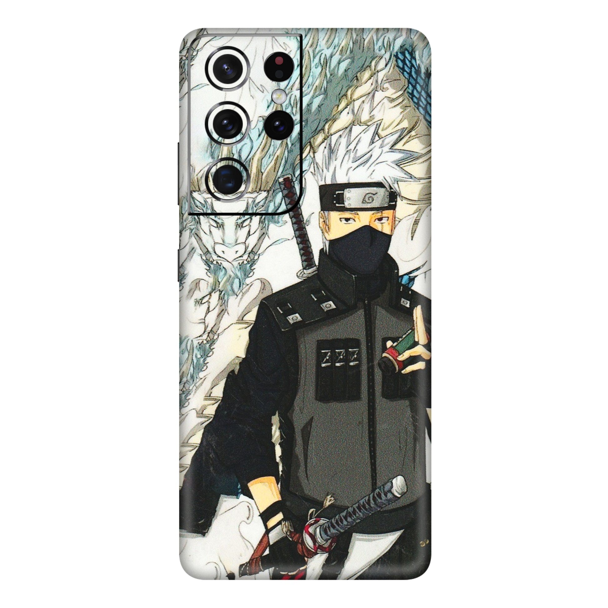 Samsung A/S Series Phone Skins (All Models) - Kakashi Hatake Naruto Anime - 3D Embossed Finish (L-46) Samsung Galaxy S21 Ultra 5G