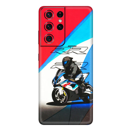 Samsung A/S Series Phone Skins (All Models) - Bikers Love - 3D Embossed Finish (L-58) Samsung Galaxy S21 Ultra 5G