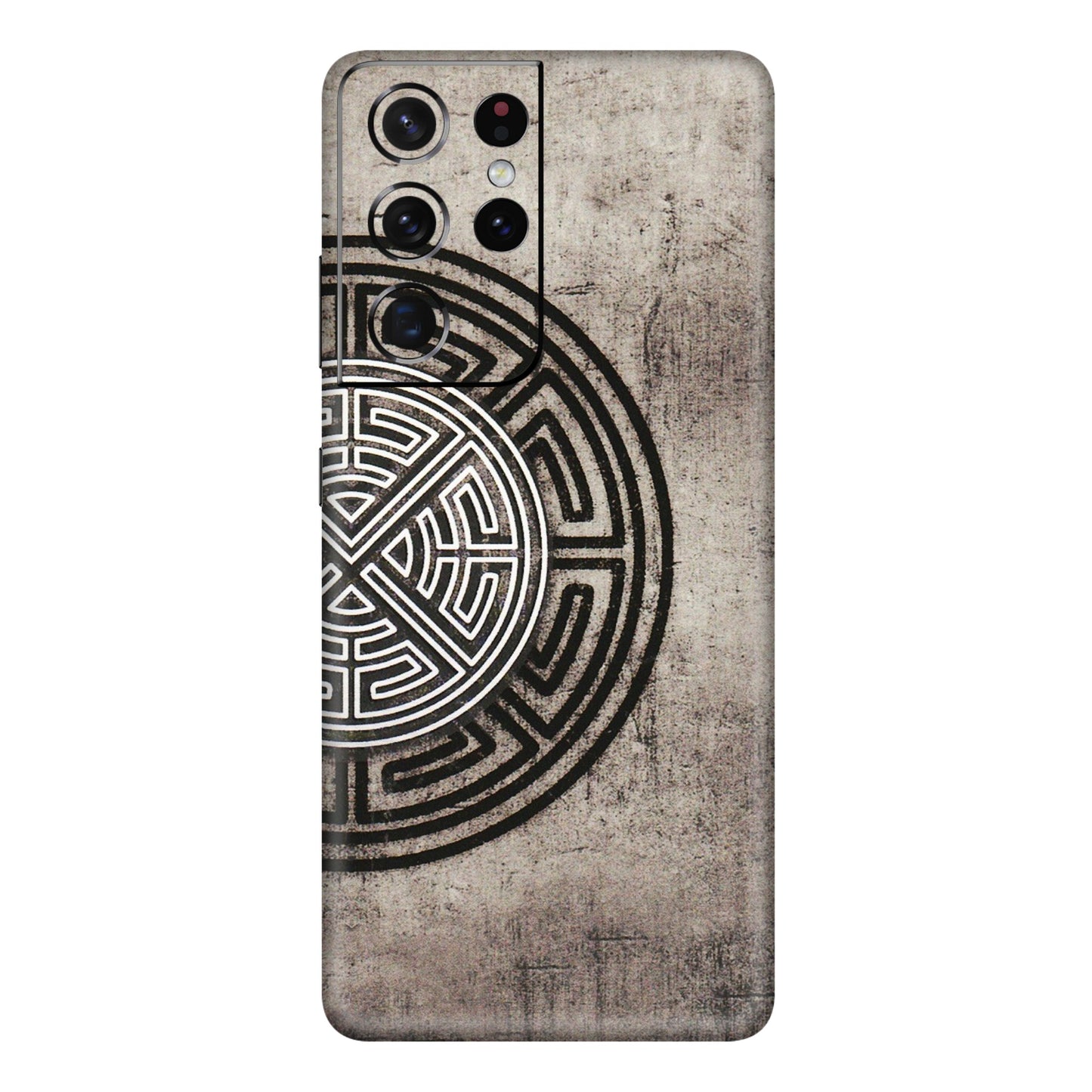Samsung A/S Series Phone Skins (All Models) - Mysterious Circular Design - 3D Embossed Finish (L-63) Samsung Galaxy S21 Ultra 5G
