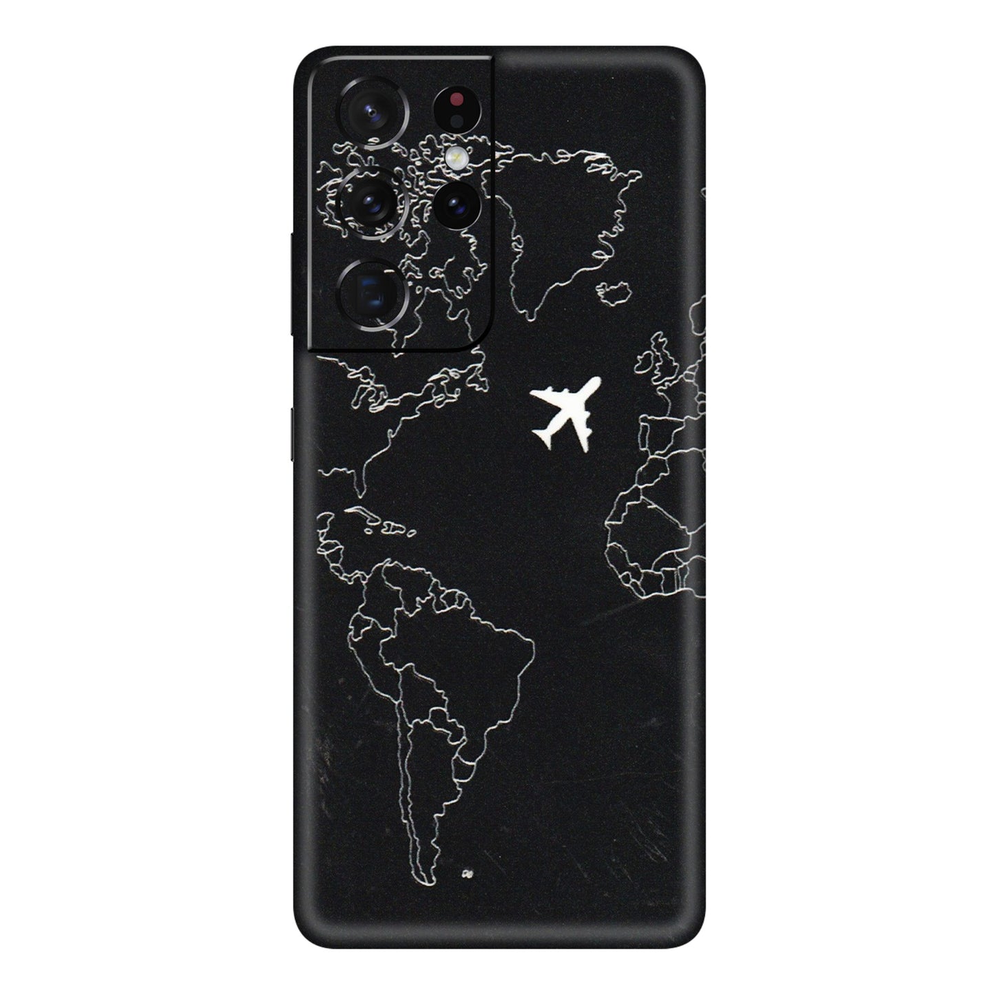 Samsung A/S Series Phone Skins (All Models) - Never Ending Travel - 3D Embossed Finish (L-79) Samsung Galaxy S21 Ultra 5G