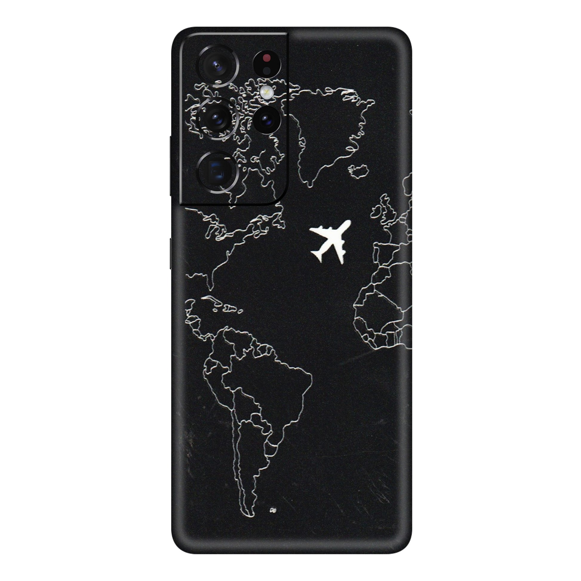 Samsung A/S Series Phone Skins (All Models) - Never Ending Travel - 3D Embossed Finish (L-79) Samsung Galaxy S21 Ultra 5G