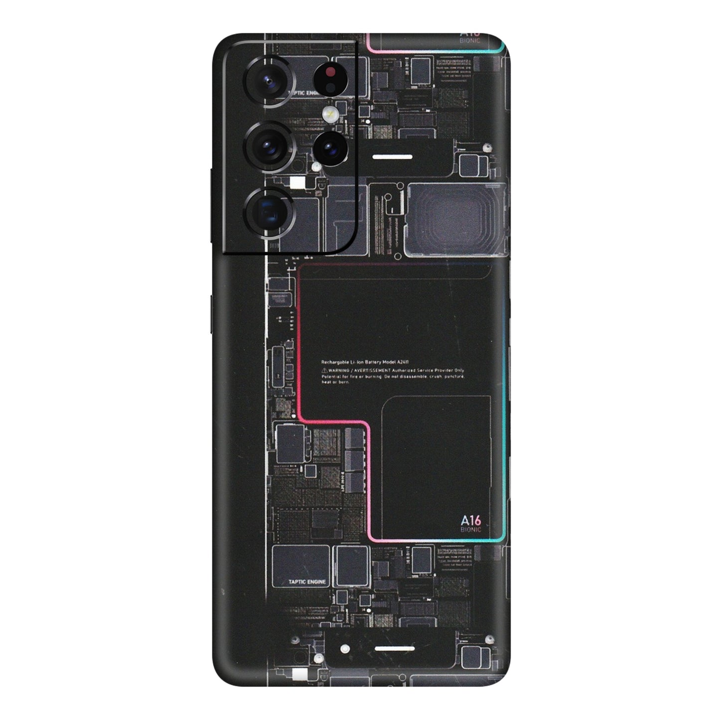 Samsung A/S Series Phone Skins (All Models) - Motherboard Circuit Layout - Matte Finish (M-117) Samsung Galaxy S21 Ultra 5G