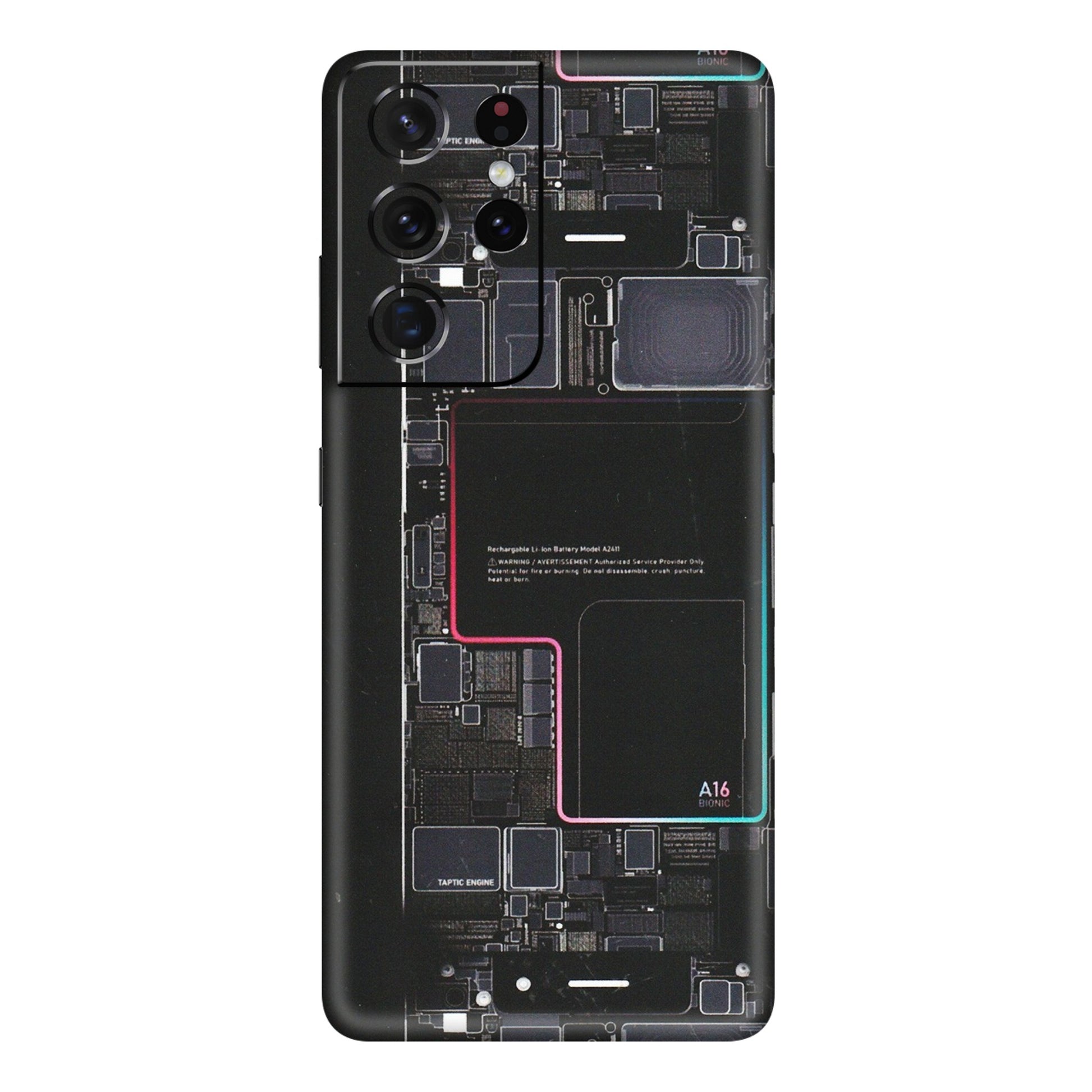 Samsung A/S Series Phone Skins (All Models) - Motherboard Circuit Layout - Matte Finish (M-117) Samsung Galaxy S21 Ultra 5G
