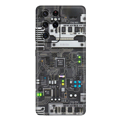 Samsung A/S Series Phone Skins (All Models) - Motherboard Internals - Matte Finish (M-135) Samsung Galaxy S21 Ultra 5G