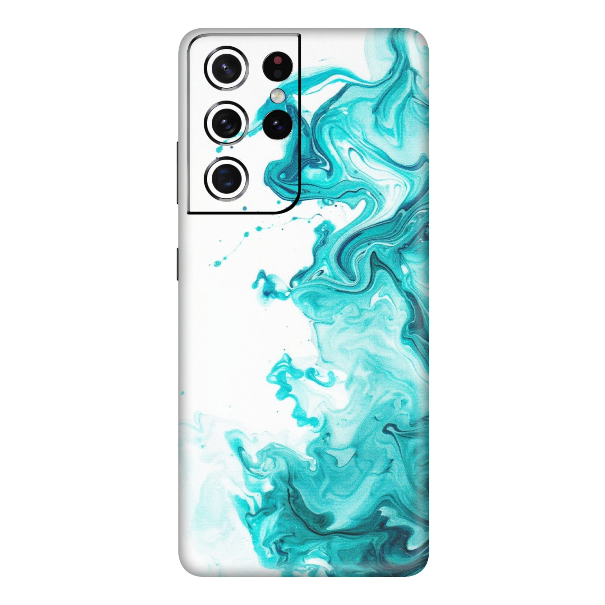 Samsung A/S Series Phone Skins (All Models) - Sky Blue Abstract Colour - Matte Finish (M-146) Samsung Galaxy S21 Ultra 5G