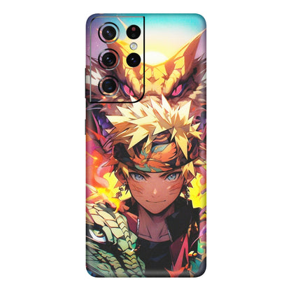 Samsung A/S Series Phone Skins (All Models) - Angry Naruto Anime - Matte Finish (M-148) Samsung Galaxy S21 Ultra 5G