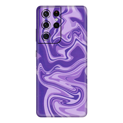 Samsung A/S Series Phone Skins (All Models) - Hazy Purple Nights - Matte Finish (M-14) Samsung Galaxy S21 Ultra 5G