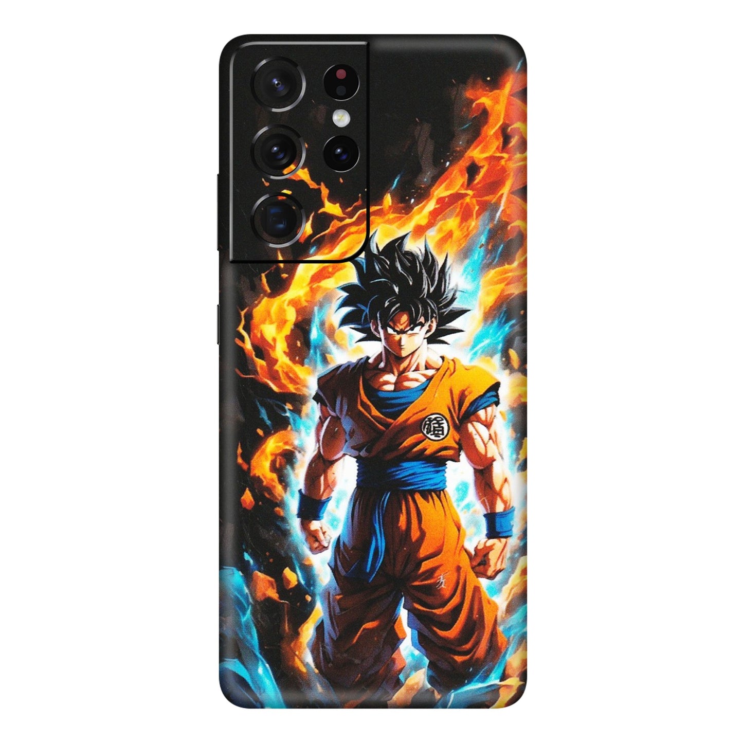 Samsung A/S Series Phone Skins (All Models) - Goku Transformation Anime - Matte Finish (M-159) Samsung Galaxy S21 Ultra 5G