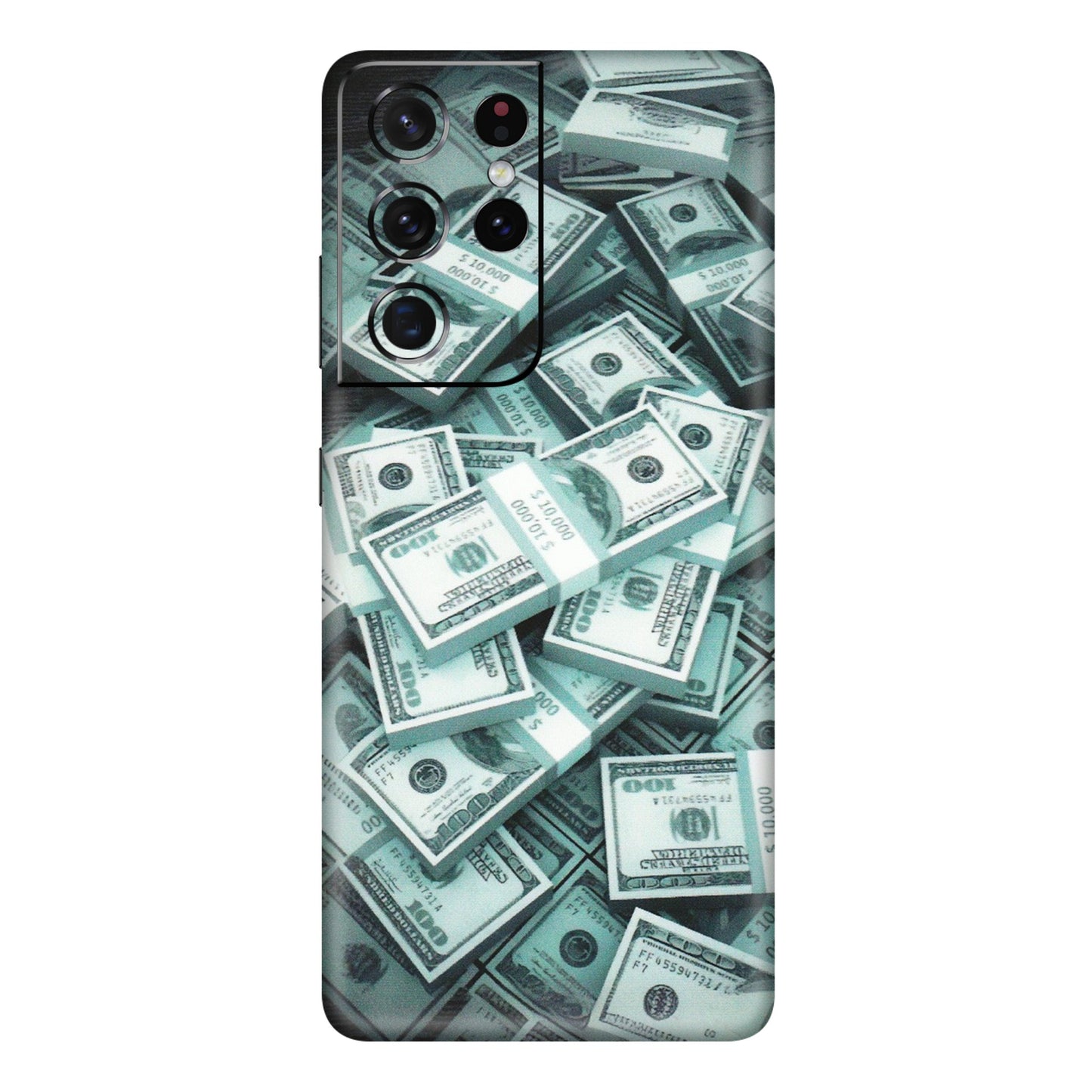 Samsung A/S Series Phone Skins (All Models) - Hundred Dollar Bill - Matte Finish (M-162) Samsung Galaxy S21 Ultra 5G