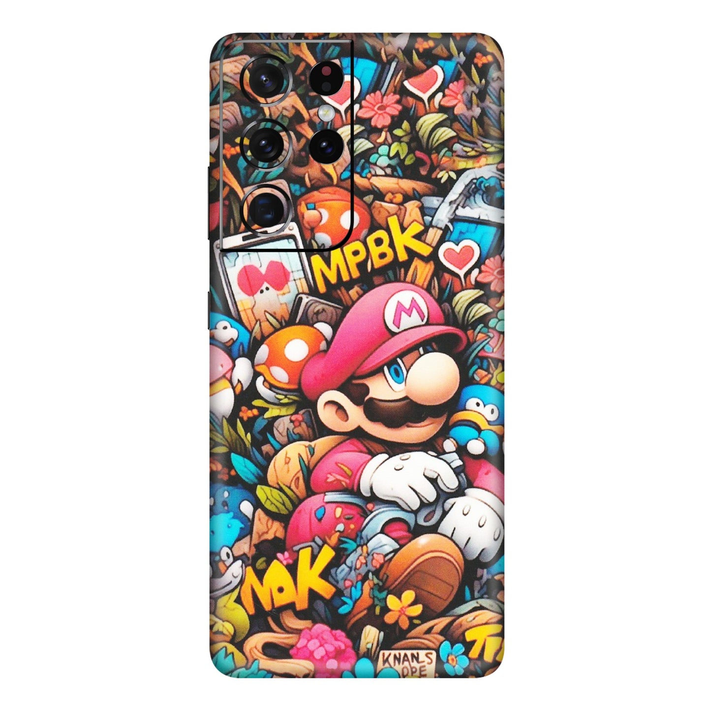 Samsung A/S Series Phone Skins (All Models) - Super Mario Bros Artistic - Matte Finish (M-173) Samsung Galaxy S21 Ultra 5G