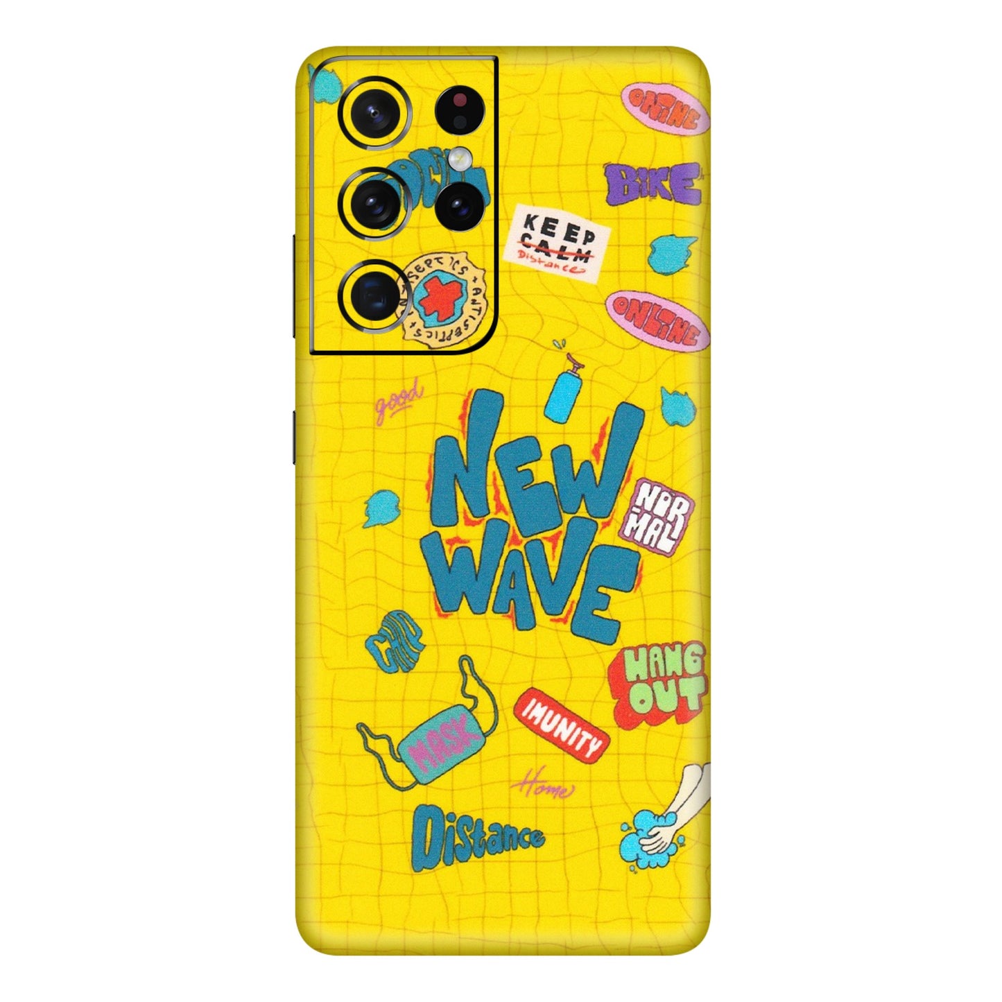 Samsung A/S Series Phone Skins (All Models) - New Wave Life - Matte Finish (M-17) Samsung Galaxy S21 Ultra 5G