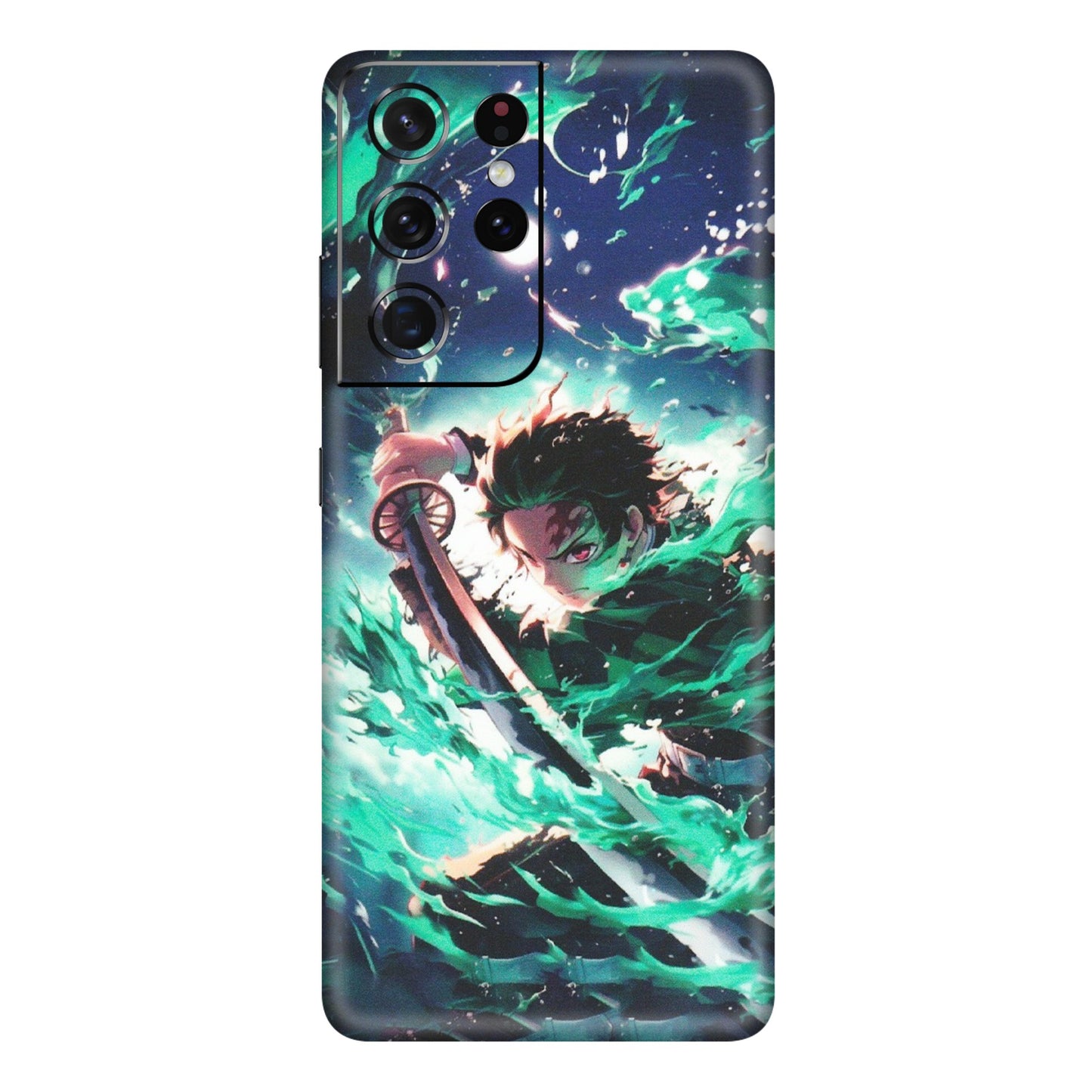 Samsung A/S Series Phone Skins (All Models) - Sword Fighter Anime - Matte Finish (M-29) Samsung Galaxy S21 Ultra 5G
