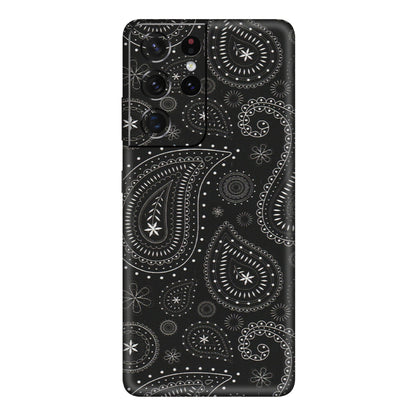 Samsung A/S Series Phone Skins (All Models) - Black Sober Kerry - Matte Finish (M-37) Samsung Galaxy S21 Ultra 5G