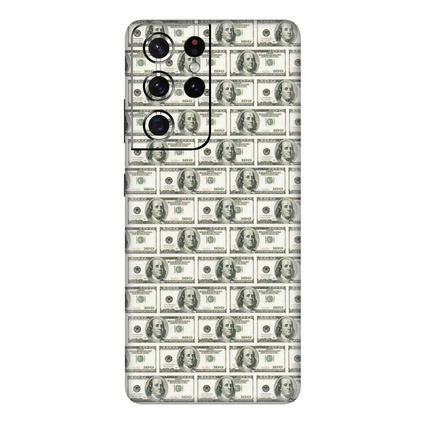 Samsung A/S Series Phone Skins (All Models) - I Love Dollars - Matte Finish (M-40) Samsung Galaxy S21 Ultra 5G